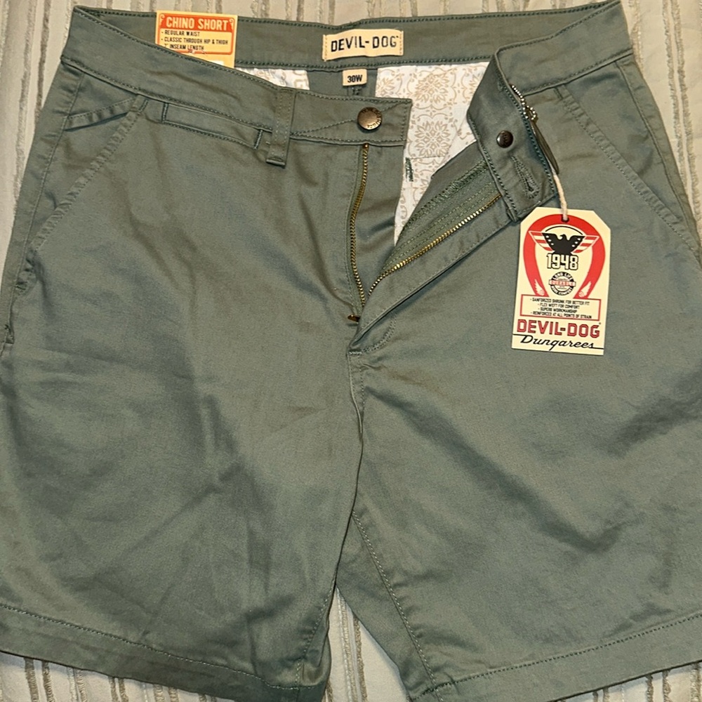 Devil Dog brand, chino shorts